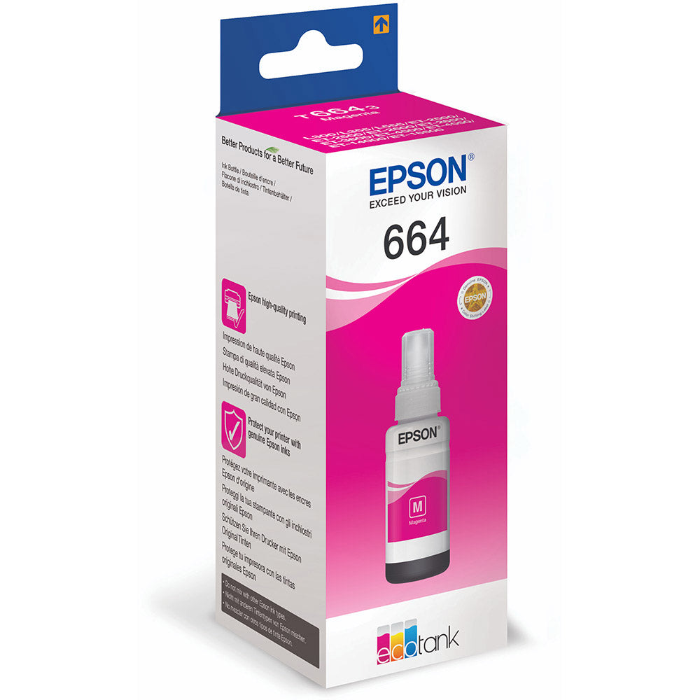 Epson Ink 664 Magenta (4729910591588) Epson Ink 664 Magenta (4729910591588)